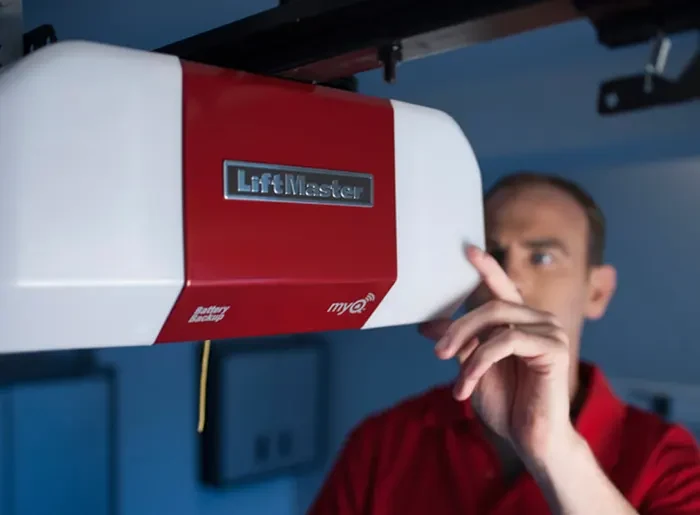Smart garage door opener installation and automatic garage door setup service in Garland TX for secure and convenient access.