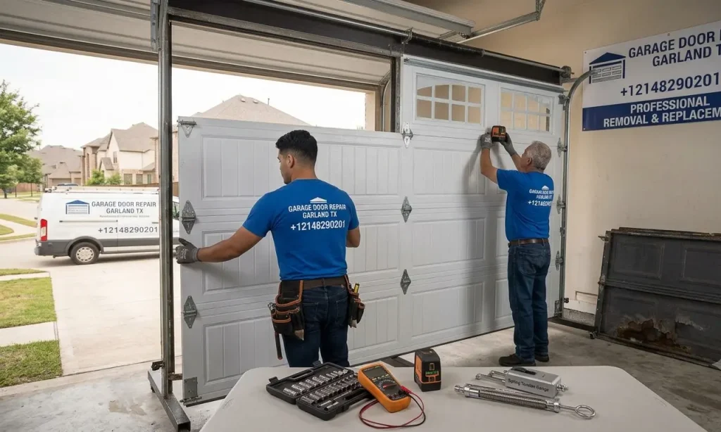 Local garage door installation company serving Garland TX and surrounding areas