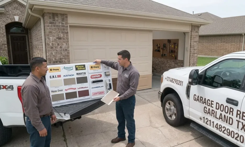 Garage door panel repair for Clopay, Amarr, Wayne Dalton, C.H.I., Raynor, Martin, Haas Door, and other leading garage door brands.