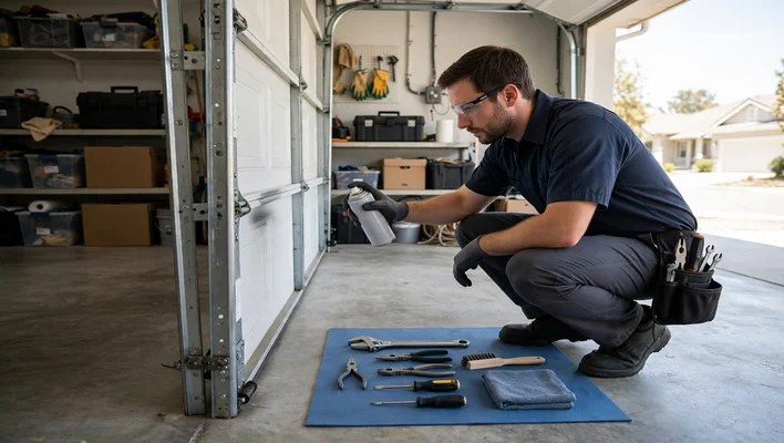 Garage door maintenance and safe checks in Garland TX