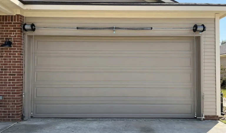 New garage door cables after replacement in Duck Creek, Garland TX